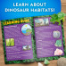 Набір STEM вирощування міні тераріуму Світ динозаврів National Geographic Light Up Dinosaur Terrarium Science Kit