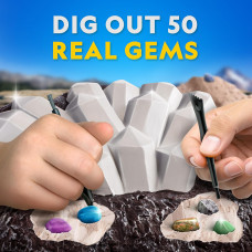 Набор STEM юного геолога для раскопок National Geographic Gigantic Gemstone with 50 Набор STEM юного геолога для раскопок National Geographic Gigantic Gemstone with 50