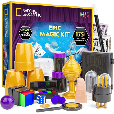 Набір STEM для фокусів National Geographic Epic Magic Kit with 175