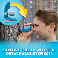 Набор STEM Детский научный микроскоп  National Geographic Junior Microscope Science Kit with 250x Magnification
