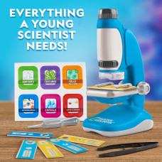 Набор STEM Детский научный микроскоп  National Geographic Junior Microscope Science Kit with 250x Magnification