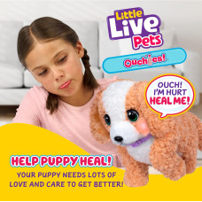 Интерактивный плюшевый пудель Little Live Pets Ouchies Hazel The Poodle Plush Walking