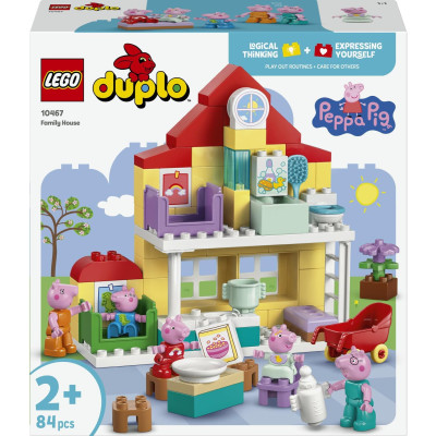Конструктор Лего Будинок сім'ї Свинки Пеппи LEGO DUPLO Peppa Pig Family House 10467