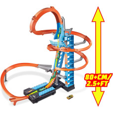 Трек Хот Вилс Небоскрёб Hot Wheels Sky Crash Tower Track Set