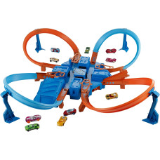 Трек Хот Вілс Небезпечне перехрестя Hot Wheels Criss Cross Crash Motorized Track Set