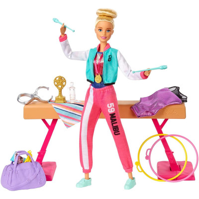 Лялька Барбі гімнастика Barbie Gymnastics Playset