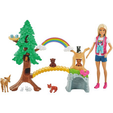 Інтерактивний ігровий набір Барбі Barbie Wilderness Guide Interactive Playset