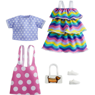 Барбі Одяг Barbie Fashions Purple Polka-Dot Top