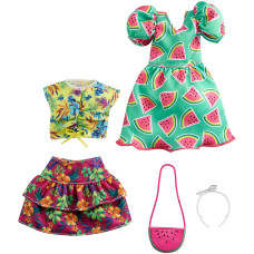 Барбі Одяг Barbie Fashions 2-Pack Floral Skirt