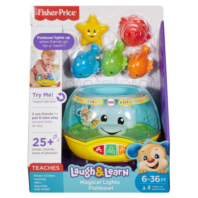 Веселий акваріум Фішер-Прайс Fisher-Price Laugh & Learn Magical Lights Fishbowl