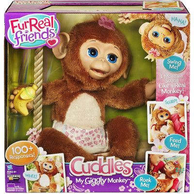 Интерактивная обезьянка Фурриал FurReal Friends Cuddles My Giggly Monkey Pet